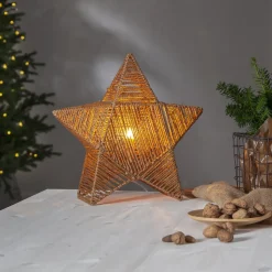 Rappe dekostjerne af papirsnører, stående