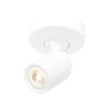 Razza loftspot, hvid, Ø 13 cm, metal