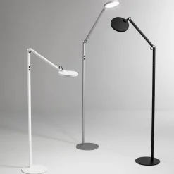 Regina LED-gulvlampe, 1 lyskilde, aluminium