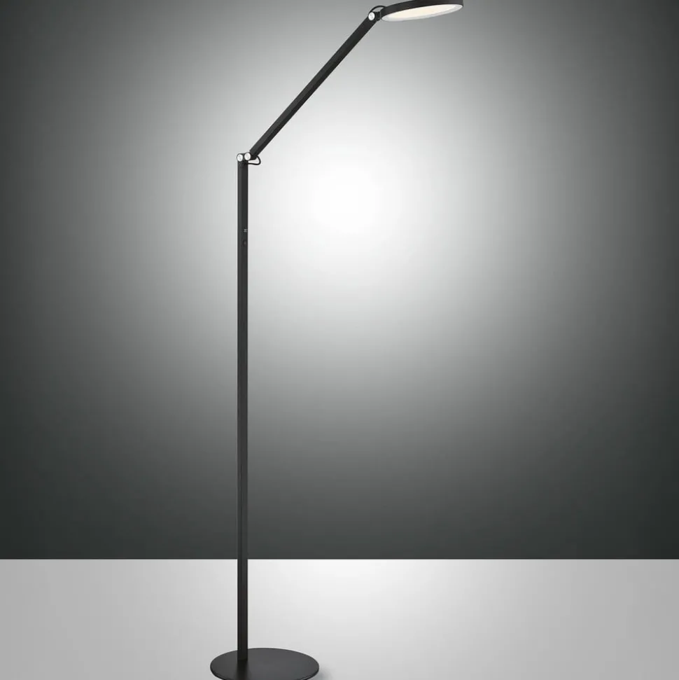 Regina LED-gulvlampe, 1 lyskilde, sort