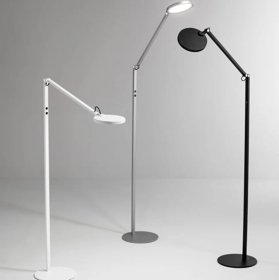 Regina LED-gulvlampe, 1 lyskilde, sort