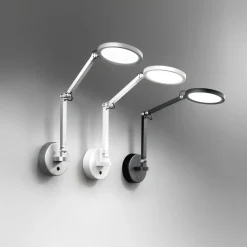 Regina LED-væglampe, sort, CCT, dæmpbar, justerbar