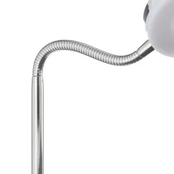 Rennes LED-bordlampe, kromfarvet, højde 40 cm
