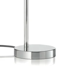 Rennes LED-bordlampe, kromfarvet, højde 40 cm