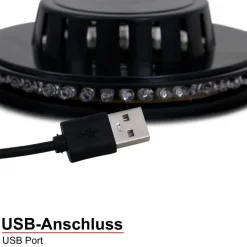 RGB LED-lyshjul - dekorativt lys med musiksensor