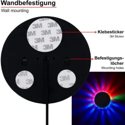 RGB LED-lyshjul - dekorativt lys med musiksensor