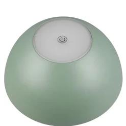 Ricardo LED genopladelig bordlampe, grøn, højde 30 cm, plast