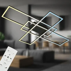 Roami loftlampe, 104x71cm, sort, CCT, fjernbetjening