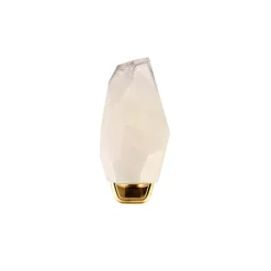 Rocky væglampe, 1 lyskilde, messingfarvet, stål, glas, IP44
