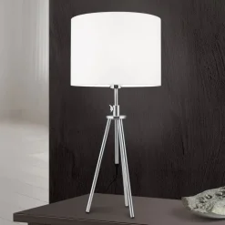 Roger bordlampe, trebenet, højdejusterbar