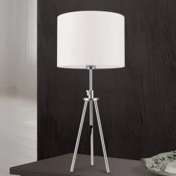 Roger bordlampe, trebenet, højdejusterbar