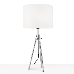 Roger bordlampe, trebenet, højdejusterbar