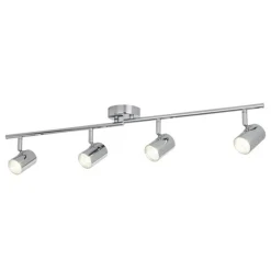Rollo LED-loftspot, 4 lyskilder, krom
