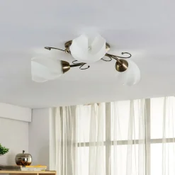 Romantisk udformet loftslampe Amedea