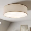 Rondo loftlampe, beige, metal, Ø 45 cm, E27