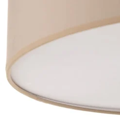 Rondo loftlampe, beige, metal, Ø 45 cm, E27