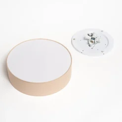 Rondo loftlampe, beige, metal, Ø 45 cm, E27