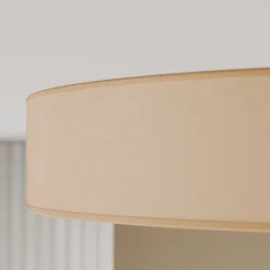 Rondo loftslampe, beige Ø 80 cm