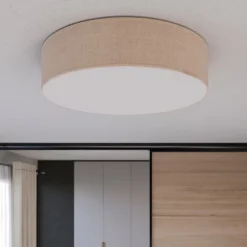 Rondo loftslampe, beige, Ø 60 cm