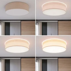 Rondo loftslampe, beige, Ø 60 cm