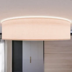 Rondo loftslampe, beige, Ø 60 cm
