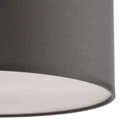 Rondo loftslampe, grå, Ø 30 cm