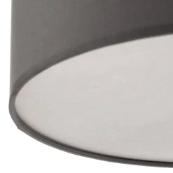 Rondo loftslampe, grå, Ø 30 cm