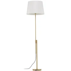 Rothfels Phelandis gulvlampe, dæmper, messing