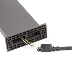 Ruka LED-stibelysning med træelement, 60 cm