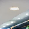 Rund LED-indbygningslampe Arian, 9,2 cm 6W