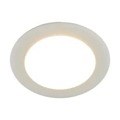Rund LED-indbygningslampe Arian, 9,2 cm 6W