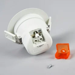 Rund LED-indbygningslampe Arian, 9,2 cm 6W