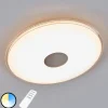 Rund LED-loftlampe Shogun, glitterlook