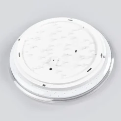 Rund LED-loftlampe Shogun, glitterlook