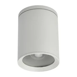 Rund loftlampe Mianna i sølvgrå