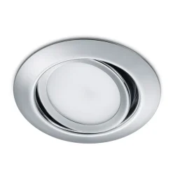 Rundt LED-indbygningsspot Rila i krom