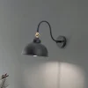 Saglam 3742 væglampe, justerbar, sort