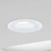 Saliceto LED-spot rund, stiv 2.700 K hvid