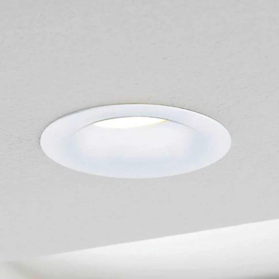 Saliceto LED-spot rund, stiv 2.700 K hvid