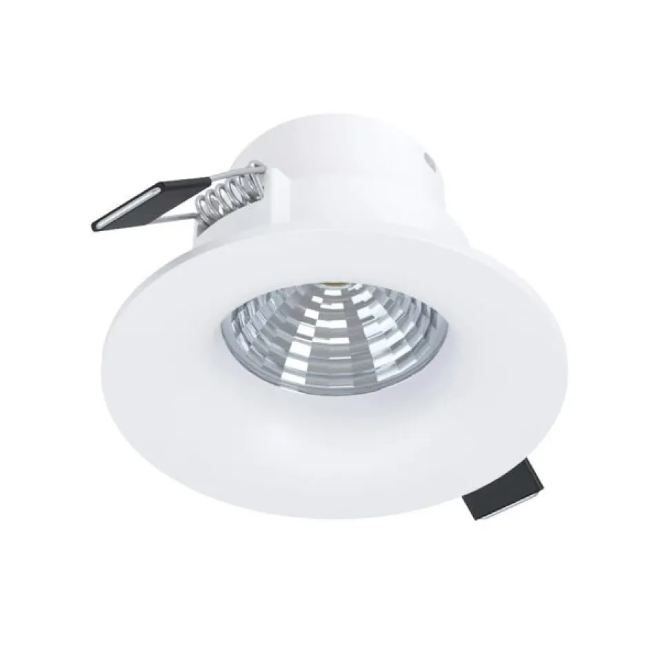 Saliceto LED-spot rund, stiv 2.700 K hvid