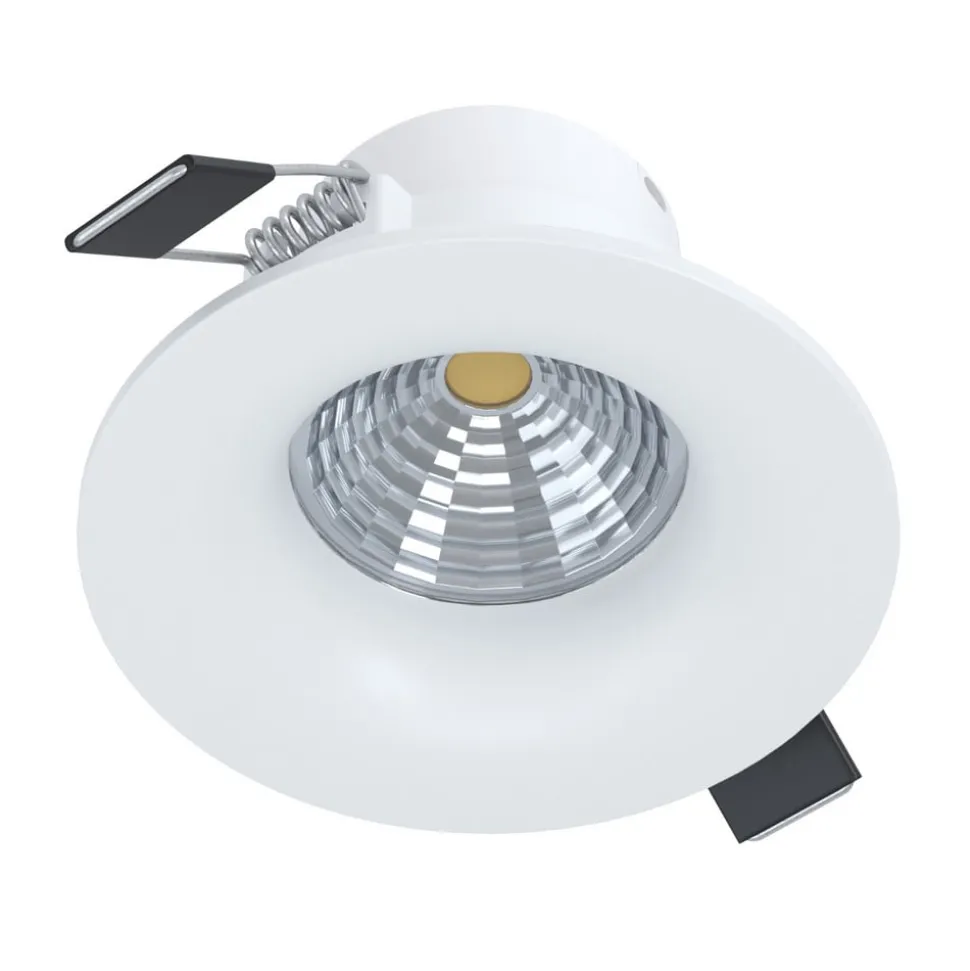Saliceto LED-spot rund, stiv 2.700 K hvid