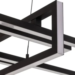Salinas LED-hængelampe, 3.000 K, mat sort