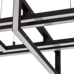 Salinas LED-hængelampe, 3.000 K, mat sort