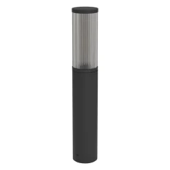 Salle sokkellampe, højde 46,5 cm, sort, aluminium