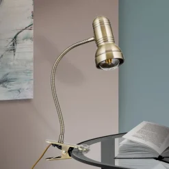 Samala klemlampe patina