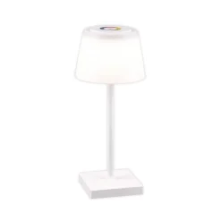 Sanchez LED-bordlampe, RGBW og dæmper, hvid