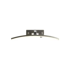 Santorini LED-væglampe, bredde 40 cm, krom, vipbar