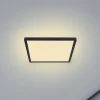 Sapana LED-loftlampe, kantet, kan dæmpes, sort