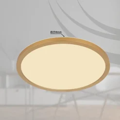 Sapana LED-loftlampe, Ø 29,5 messing