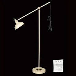 Schiller gulvlampe, khaki, metal, 153 cm høj, justerbar
